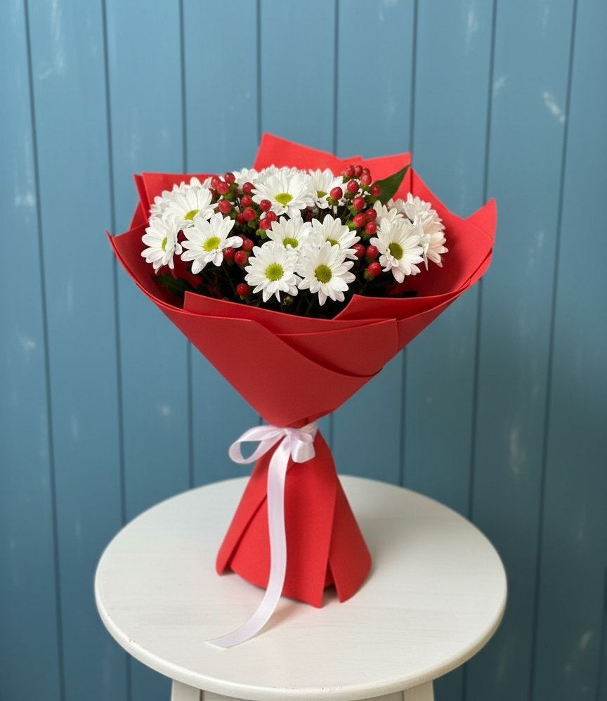 Букет цветов из: Хризантемы в Талицы