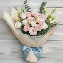 Букет цветов из:  Лизиантусы в Талицы